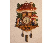 Hettich Uhren Mushroom clock with real quartz movement with model No.11 - Copy - Copy