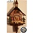 Hettich Uhren Orginal im Schwarzwald handgefertigte Kuckucksuhr 27cm hoch und 23 cm breit mit handgefertigte Holzteile