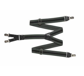 Hosenträger HENDRIK grün mit schwarzem Streifen