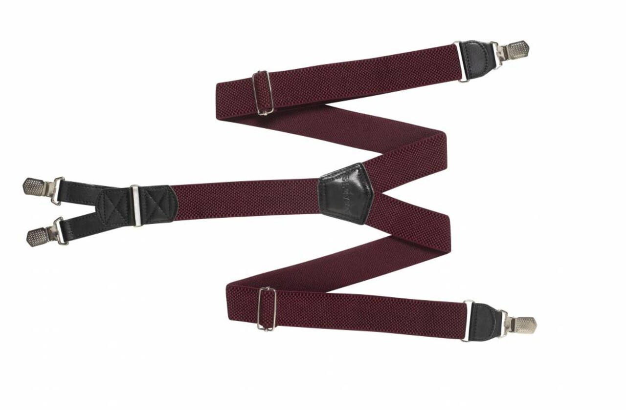 Hendrik Silver Hosenträger burgunderrot Hendrik Silver Hosenträger burgunderrot