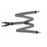 Bretels HENDRIK grijs met zwarte streep Bretels HENDRIK grijs met zwarte streep