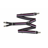 Hendrik Silver Hosentraeger HENDRIK schwarz/rot-weis-blau Hendrik Silver Hosentraeger HENDRIK schwarz/rot-weis-blau