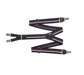 Hendrik Silver Hosentraeger HENDRIK schwarz/rot-weis-blau Hendrik Silver Hosentraeger HENDRIK schwarz/rot-weis-blau