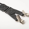 Hendrik Silver Bretels zwart met dubbele rode streep Hendrik Silver Bretels zwart met dubbele rode streep