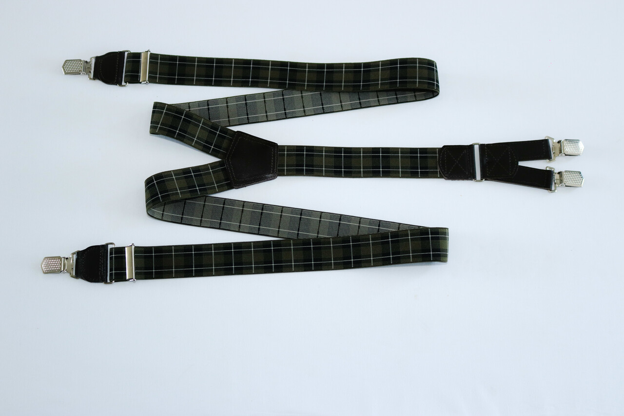 Hendrik Gold HENDRIK-GOLD schottischer diamant grun/taupe