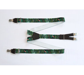 Hendrik Gold HENDRIK-GOLD grun mit Jagdzeichnungen Hendrik Gold HENDRIK-GOLD grun mit Jagdzeichnungen