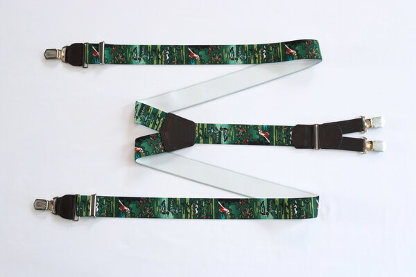 Hendrik Gold HENDRIK-GOLD groen met jachttekeningen