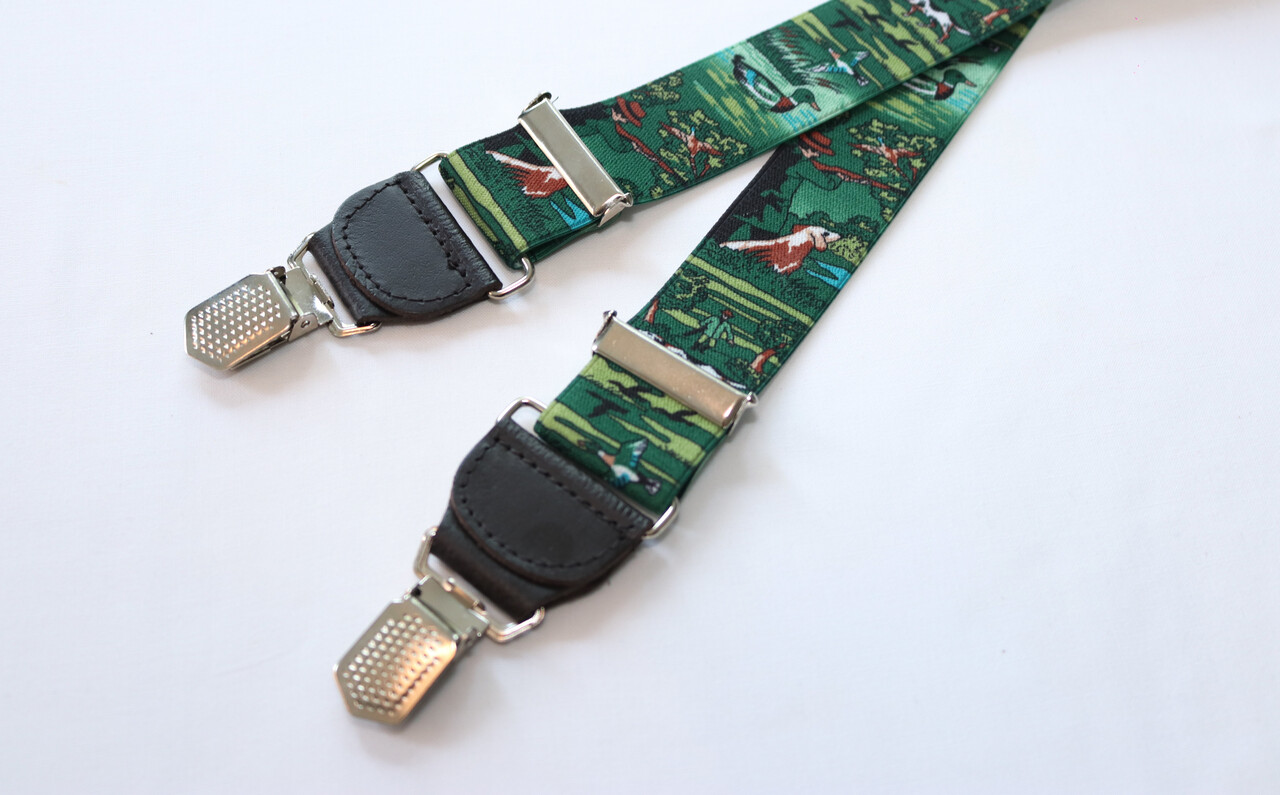 Hendrik Gold HENDRIK-GOLD groen met jachttekeningen