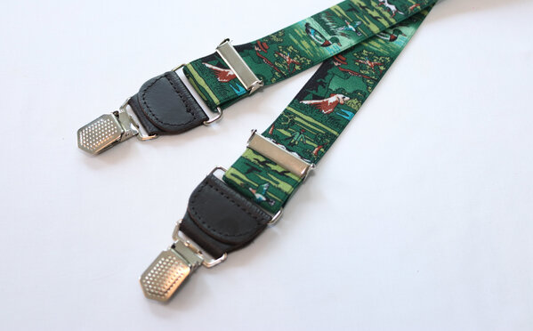 Hendrik Gold HENDRIK-GOLD groen met jachttekeningen