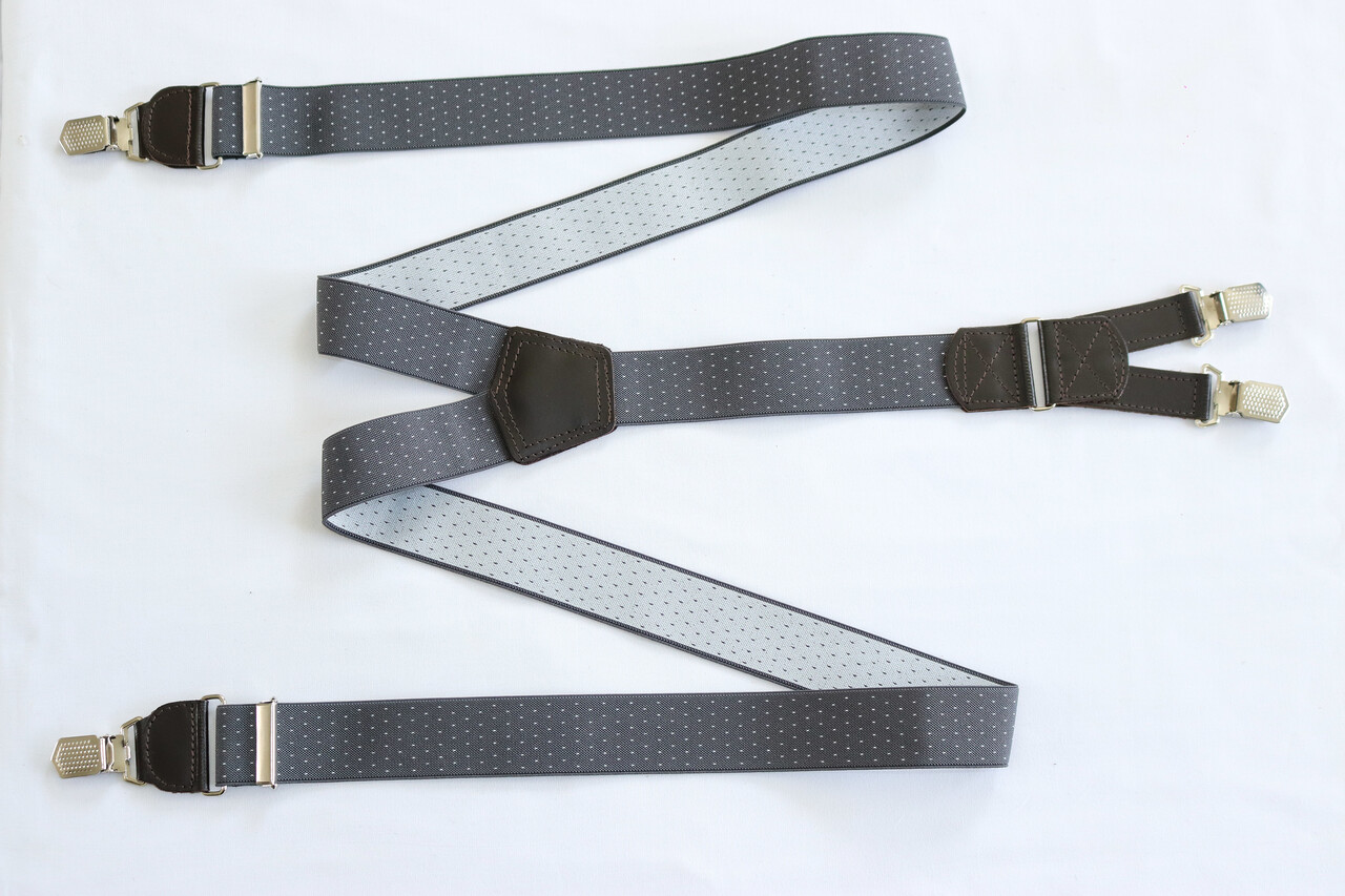 Hendrik Gold HENDRIK-GOLD grau mit weissen Punkte