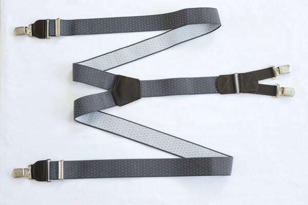 Hendrik Gold HENDRIK-GOLD grijs met witte puntjes