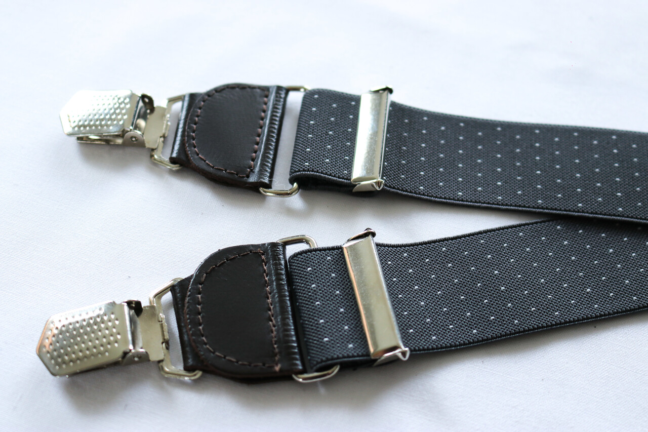 Hendrik Gold HENDRIK-GOLD grijs met witte puntjes