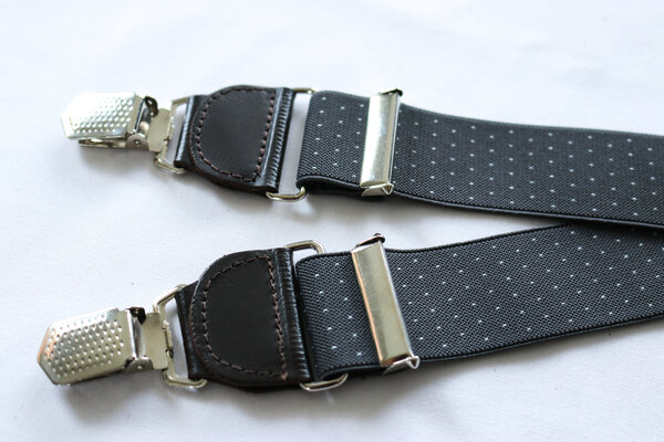 Hendrik Gold HENDRIK-GOLD grau mit weissen Punkte