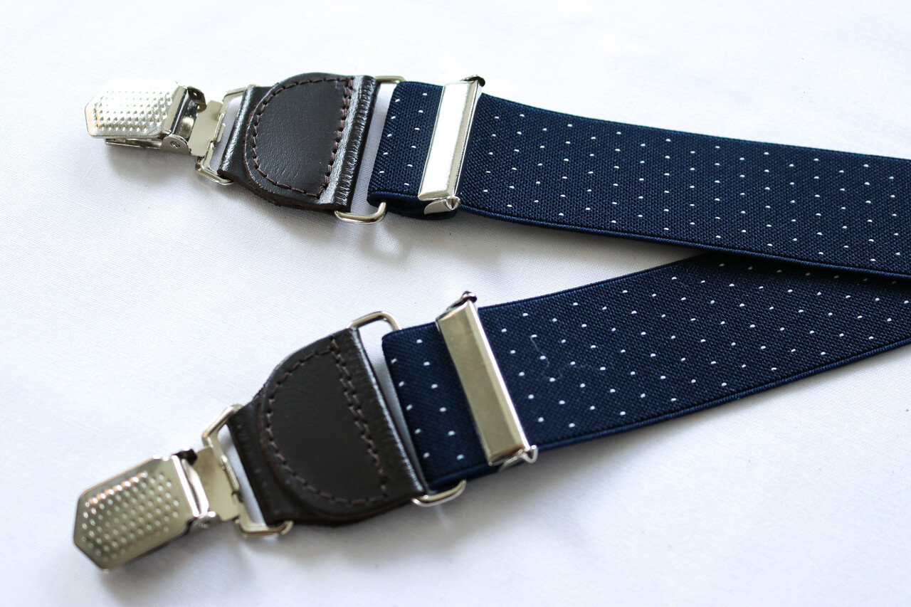 Hendrik Gold HENDRIK-GOLD blau mit weissen Punkte