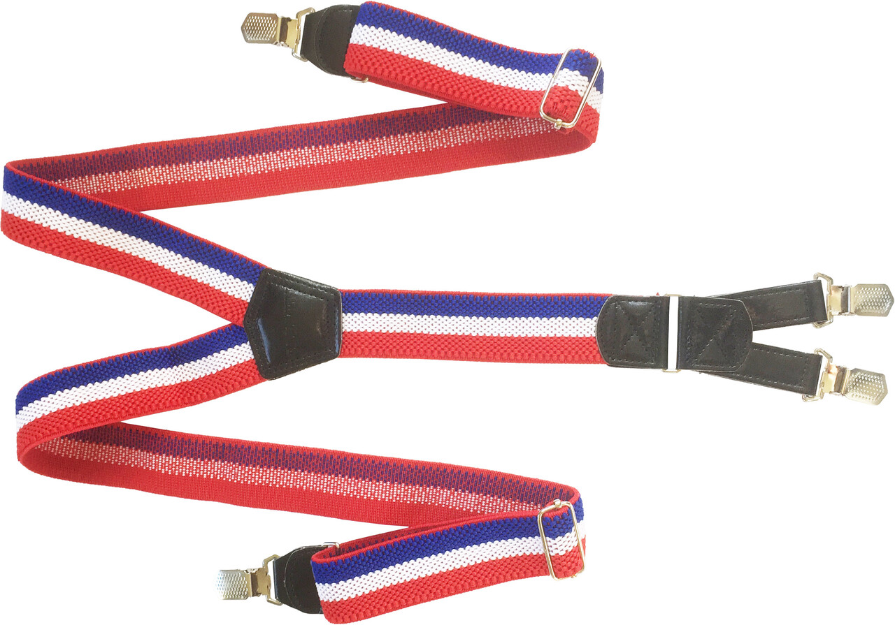 Hendrik Silver Bretels rood-wit-blauw