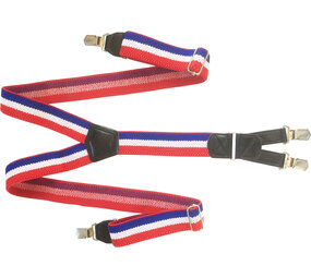 Hendrik Silver Bretels HENDRIK rood-wit-blauw