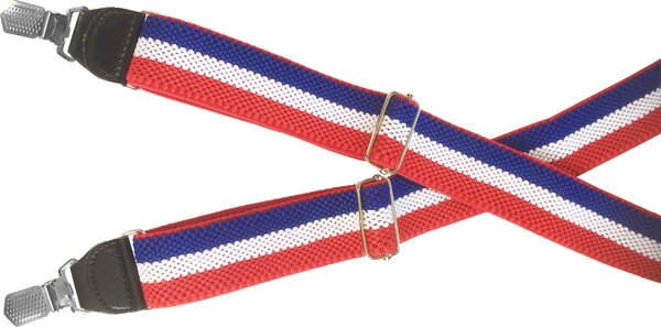 Hendrik Silver Bretels rood-wit-blauw