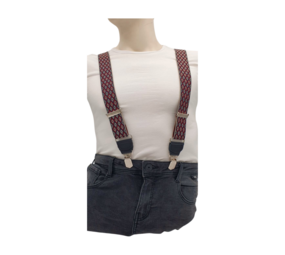 Hendrik bretels Wieber rood