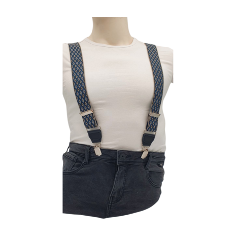 Hendrik bretels Hendrik bretels Gold Wieber blauw