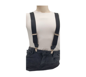 Hendrik bretels Zwart met een wit spikkeltje