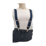 Hendrik bretels Blauw met een wit spikkeltje