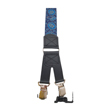 Hendrik bretels Hendrik bretels Gold Paisley blauw