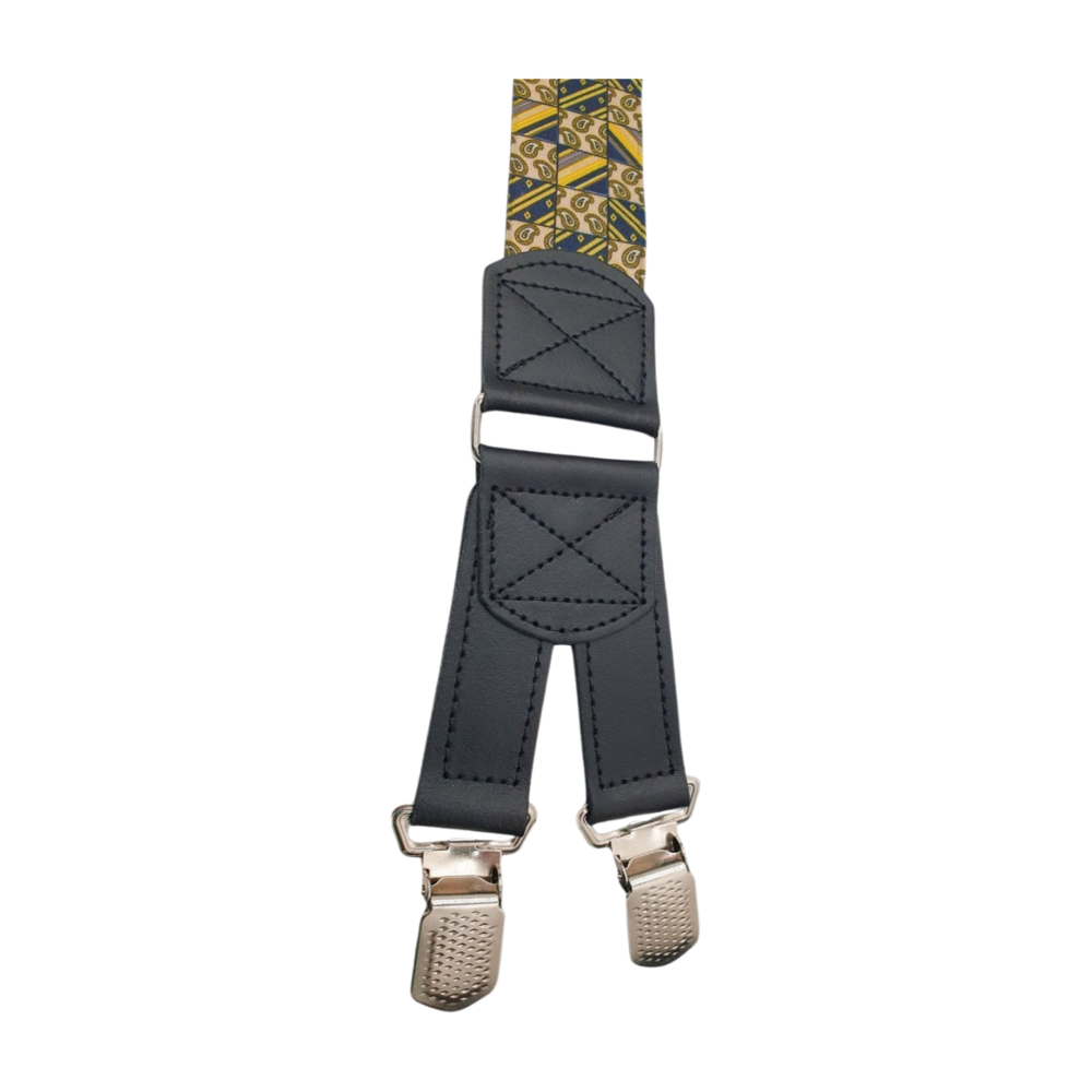 Hendrik bretels Hendrik bretels Gold Blokje Zwart/Geel