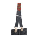 Hendrik bretels Blokje Blauw/Oranje