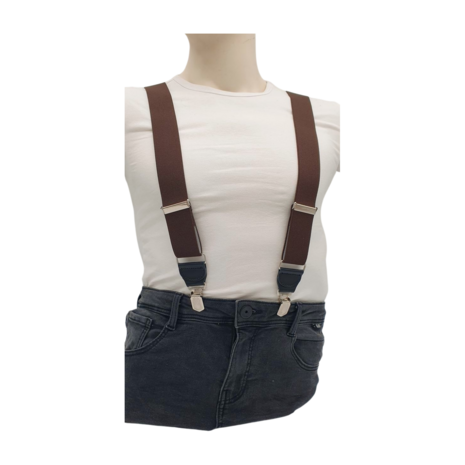 Hendrik bretels Hendrik bretels Gold Effen bruin