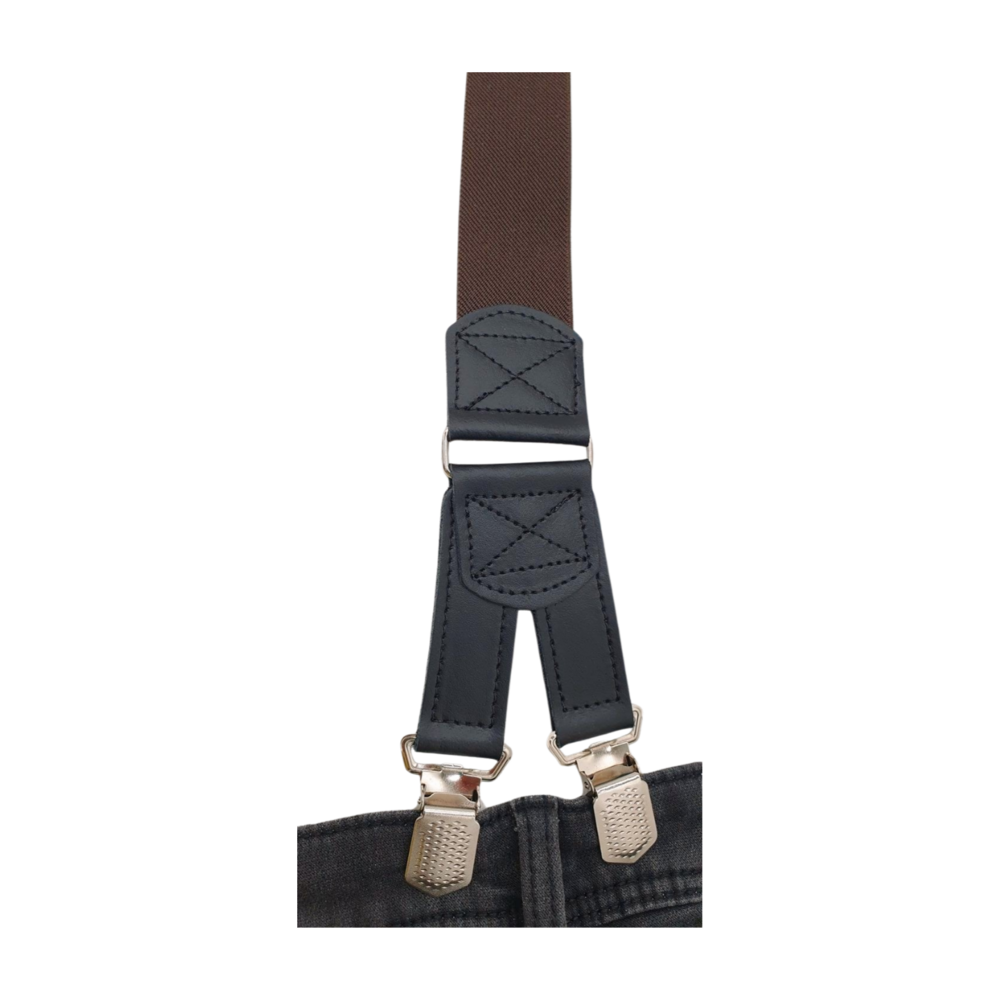 Hendrik bretels Hendrik bretels Gold Effen bruin