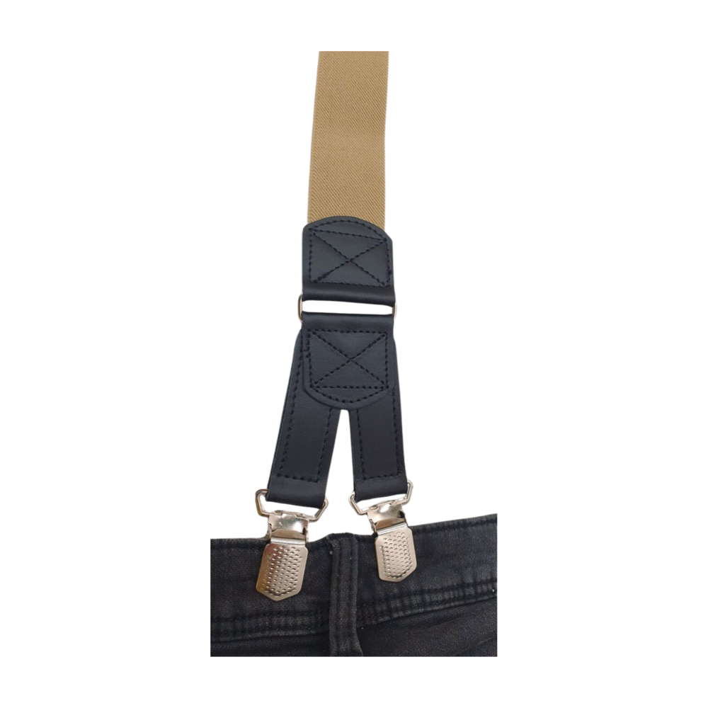 Hendrik bretels Hendrik bretels Gold Effen beige