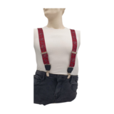 Hendrik bretels Paisley bordeaux