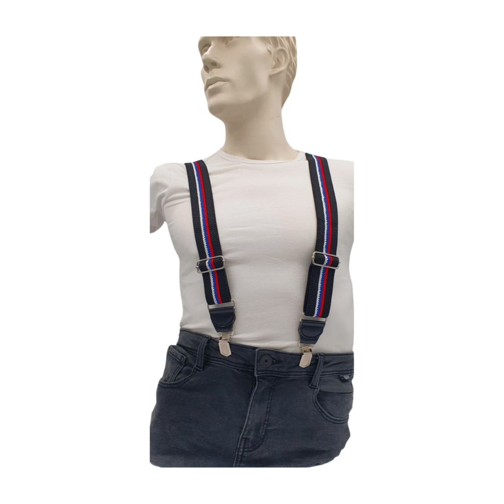 Hendrik bretels Hendrik bretels Silver Zwart/rwb