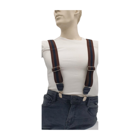 Hendrik bretels Hendrik bretels Silver Bruin/Zwart