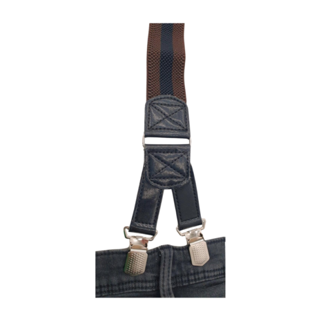 Hendrik bretels Hendrik bretels Silver Bruin/Zwart