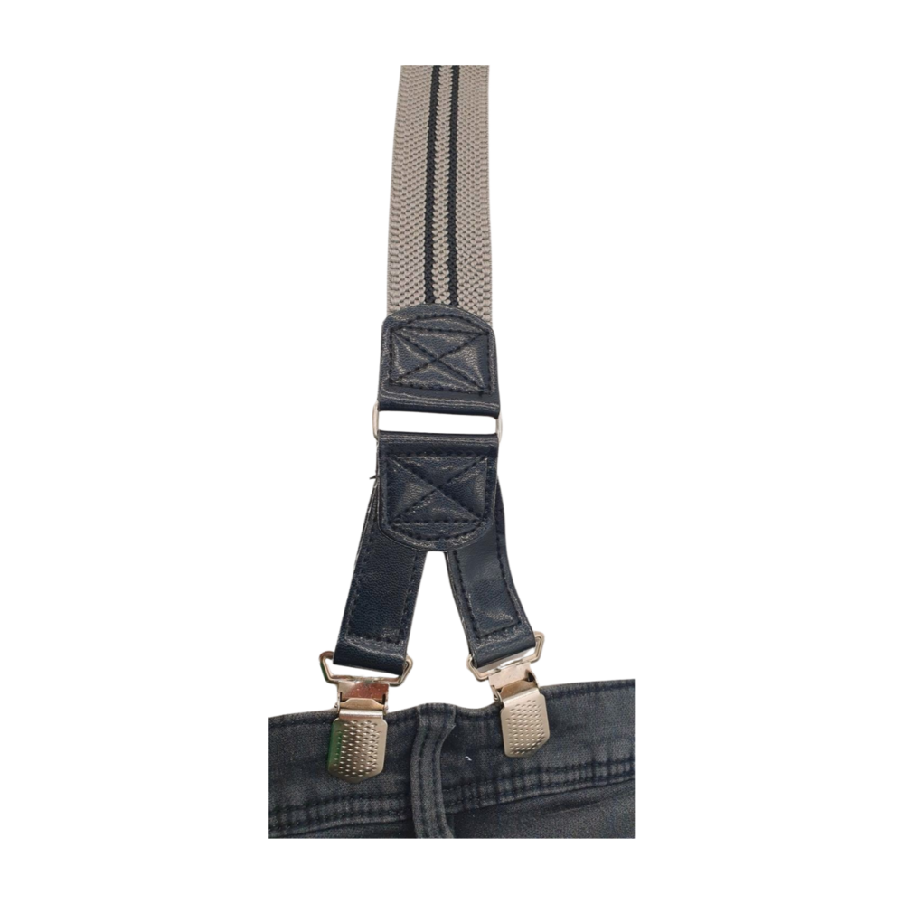 Hendrik bretels Hendrik bretels Silver Grijs/Zwart