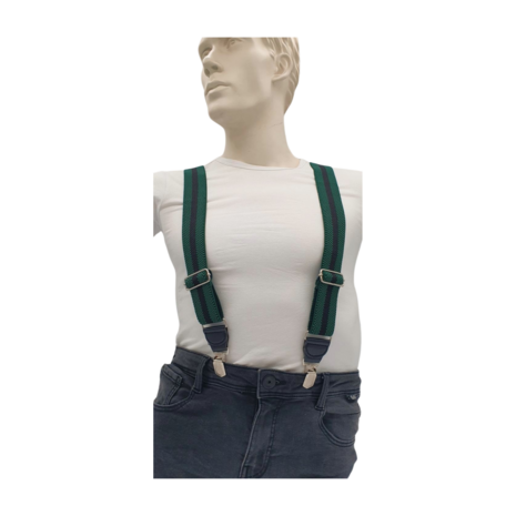Hendrik bretels Hendrik bretels Silver Groen/Zwart