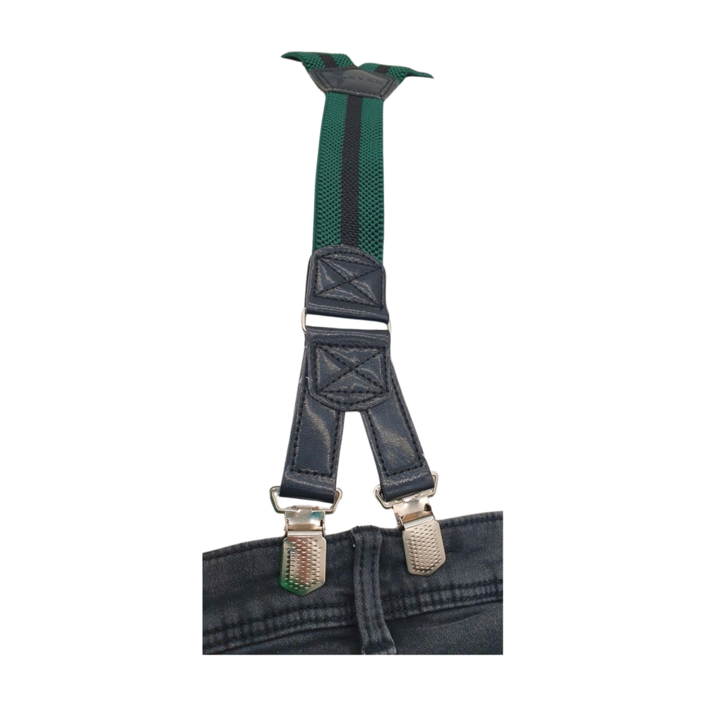 Hendrik bretels Hendrik bretels Silver Groen/Zwart