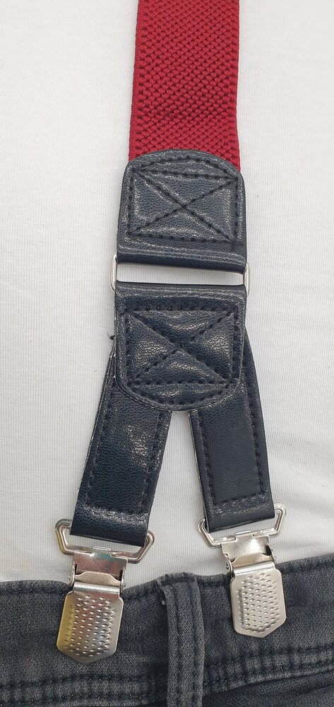 Hendrik bretels Hendrik bretels Silver Rood