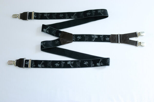 Hendrik bretels Hendrik bretels Gold Jacht zwart