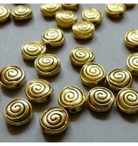 Metall Perle - 8 mm - Spirale