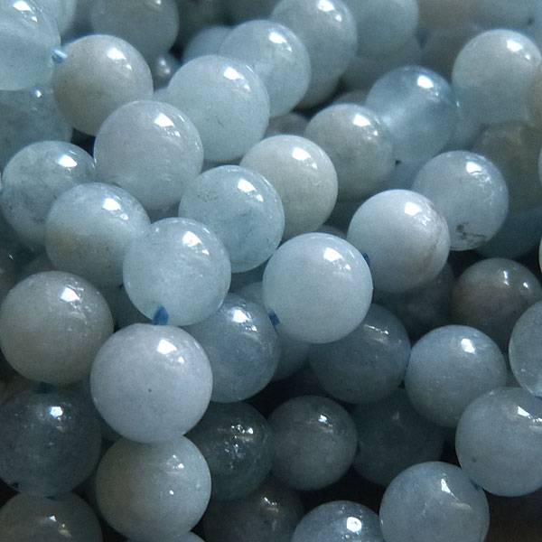 Aquamarin Perle 10 mm
