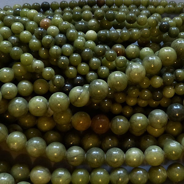 Jade Perle 6,5 mm - chinesische Jade