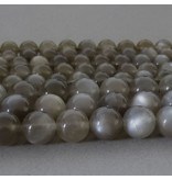 Mondstein Perle grau 6,3 mm