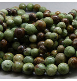 Opal Perle 8,2 mm grün / braun
