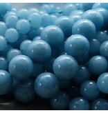 Blau Quarz Perle 10 mm