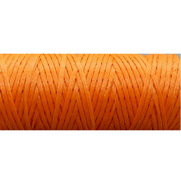 Polyester Garn 0,8 mm -orange - 30 Meter