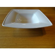 Renaud square pastabord diep 28x28cm doos à 6 wit hard hotelporselein Renaud square pastabord diep 28x28cm doos à 6 wit hard hotelporselein