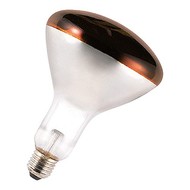 Warmtelamp  250W – glas – rood