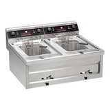 Friteuse 2x12ltr incl. aftapkranen
